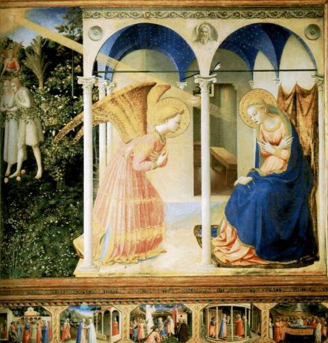 Angyali üdvözlet (Museo Nacional del Prado) – Fra Angelico (Guido di Pietro)